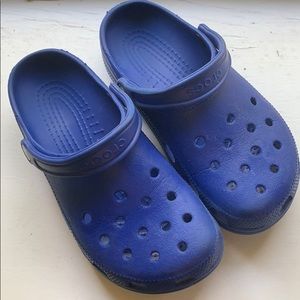 Navy Blue CROCS with Jibbitz